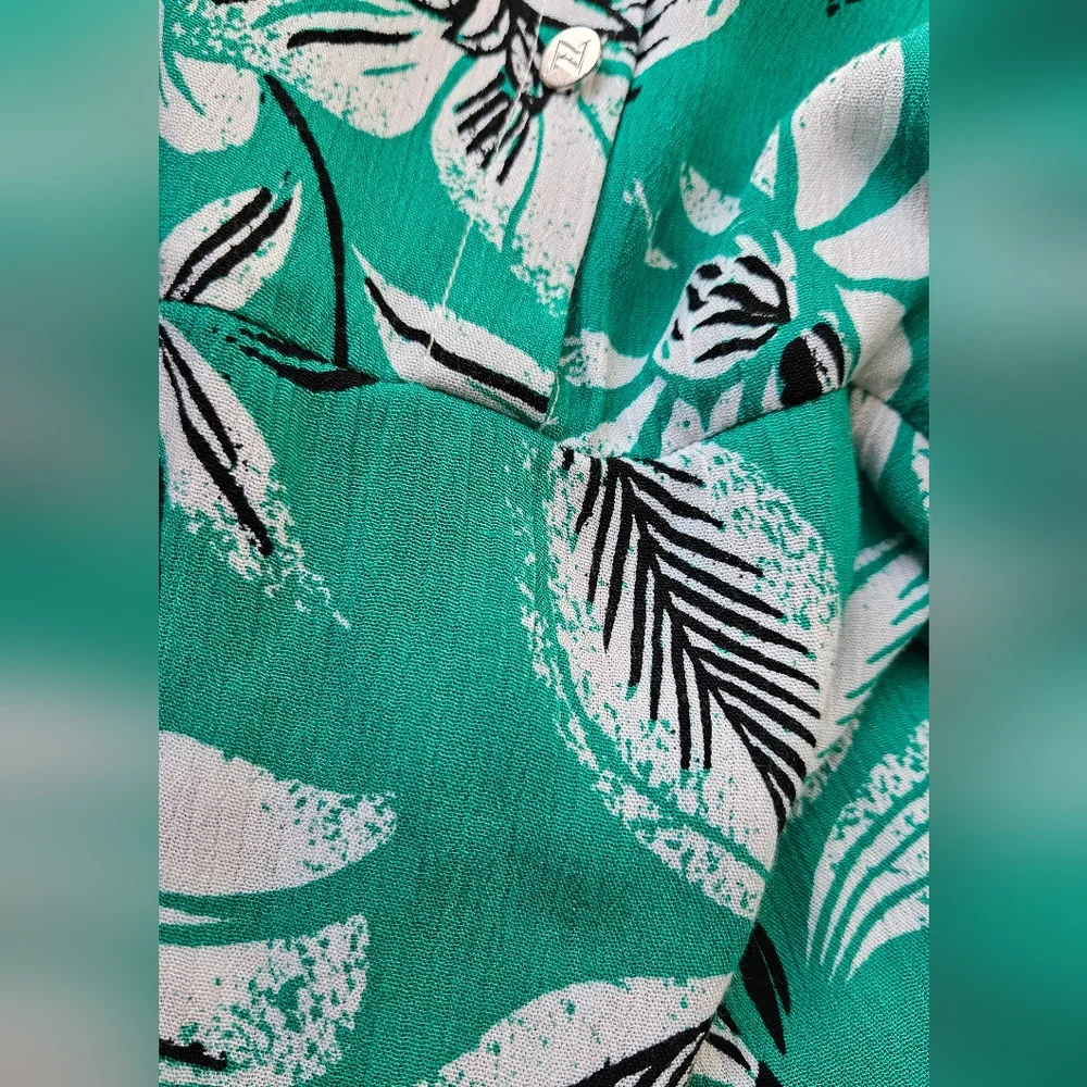 NWT Adreinne Vittadini Gauze Shirt Dress Size XL - Picture 4 of 11